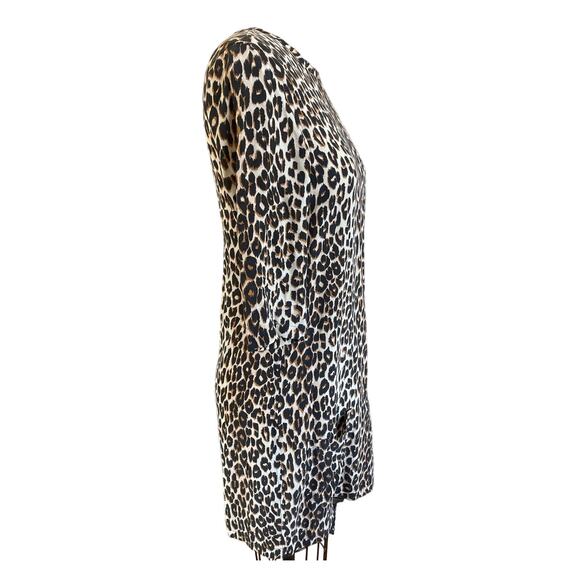 Equipment Aubrey Dress Silk Leopard Cheetah Relaxed Shift Dress Size Small - Picture 3 of 7